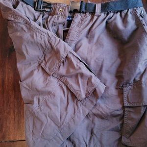 Like New brown lightweight cargo shorts.
